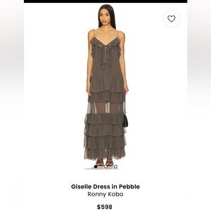 Ronny Kobo Collection Giselle Ruffled Tiered Maxi Dress